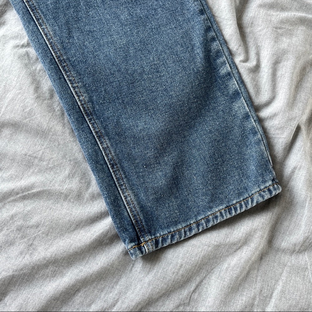 Asymmetric wide leg straight Jeans - Picture 6 of 6